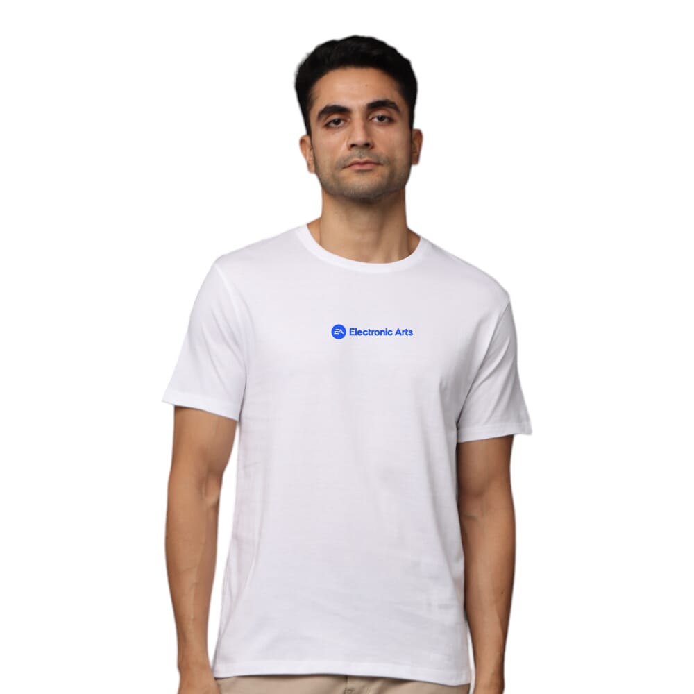 Greys&Blues Pima Round neck T-Shirt-White